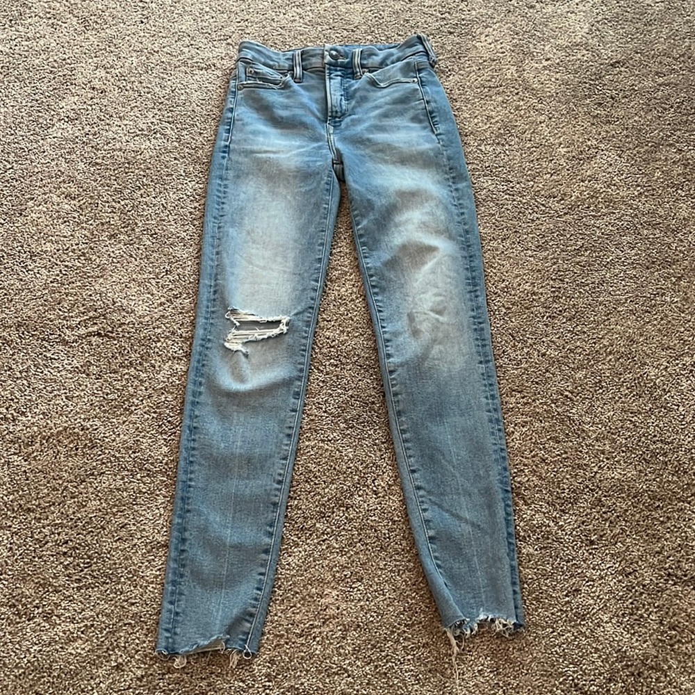 USED American Eagle jeans, size 00 regular, The Lu(x)e Jean